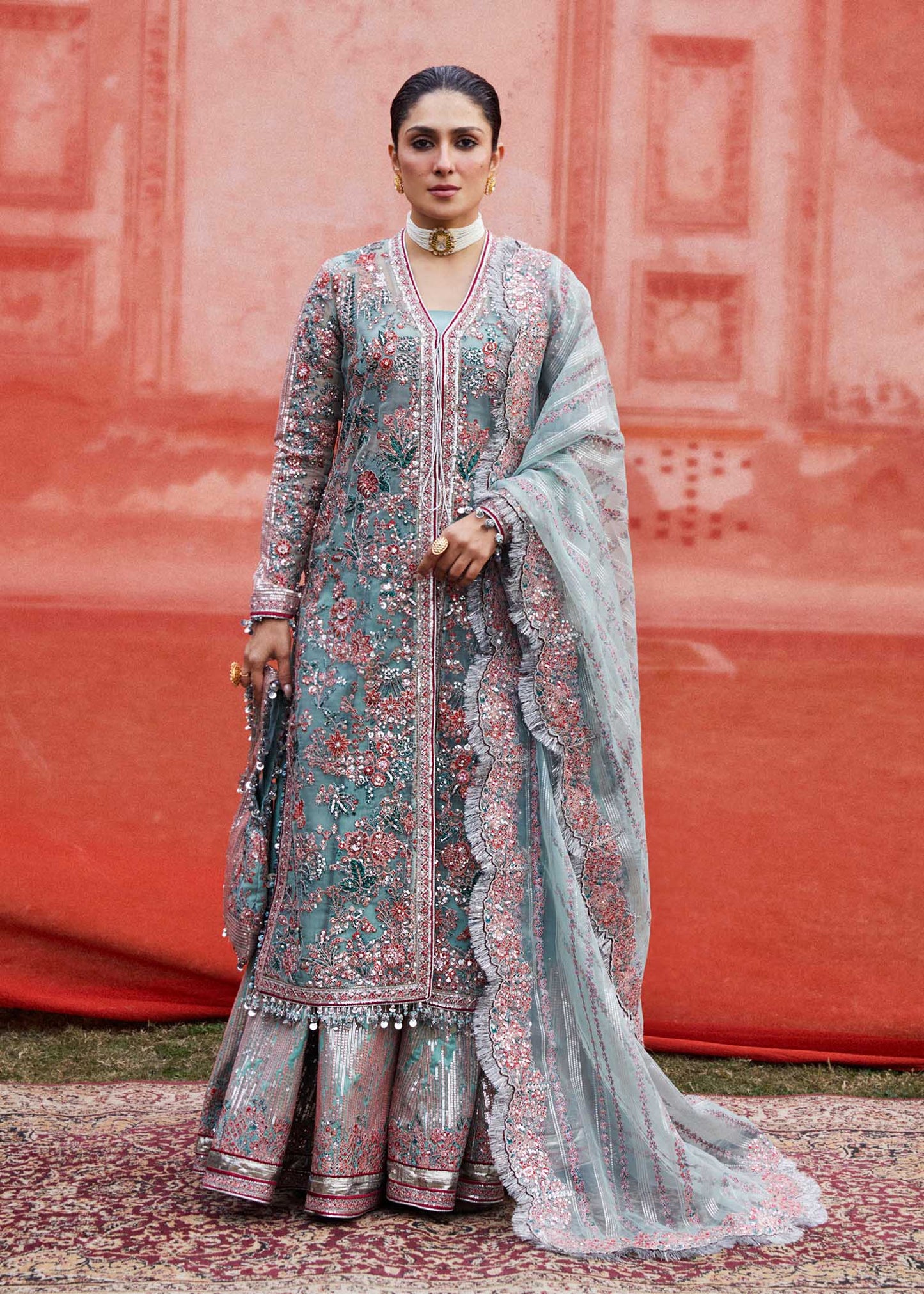 Hussain Rehar | Luxury Festive FW/24 | Saleen - Wedding Dress - Maria Faisal