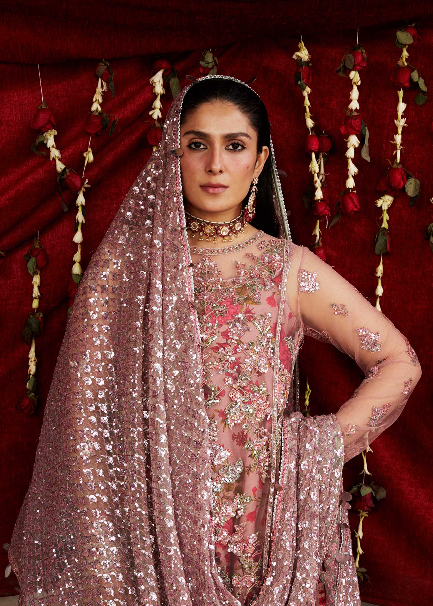 Hussain Rehar | Luxury Festive FW/24 | Sham - Wedding Dress - Maria Faisal