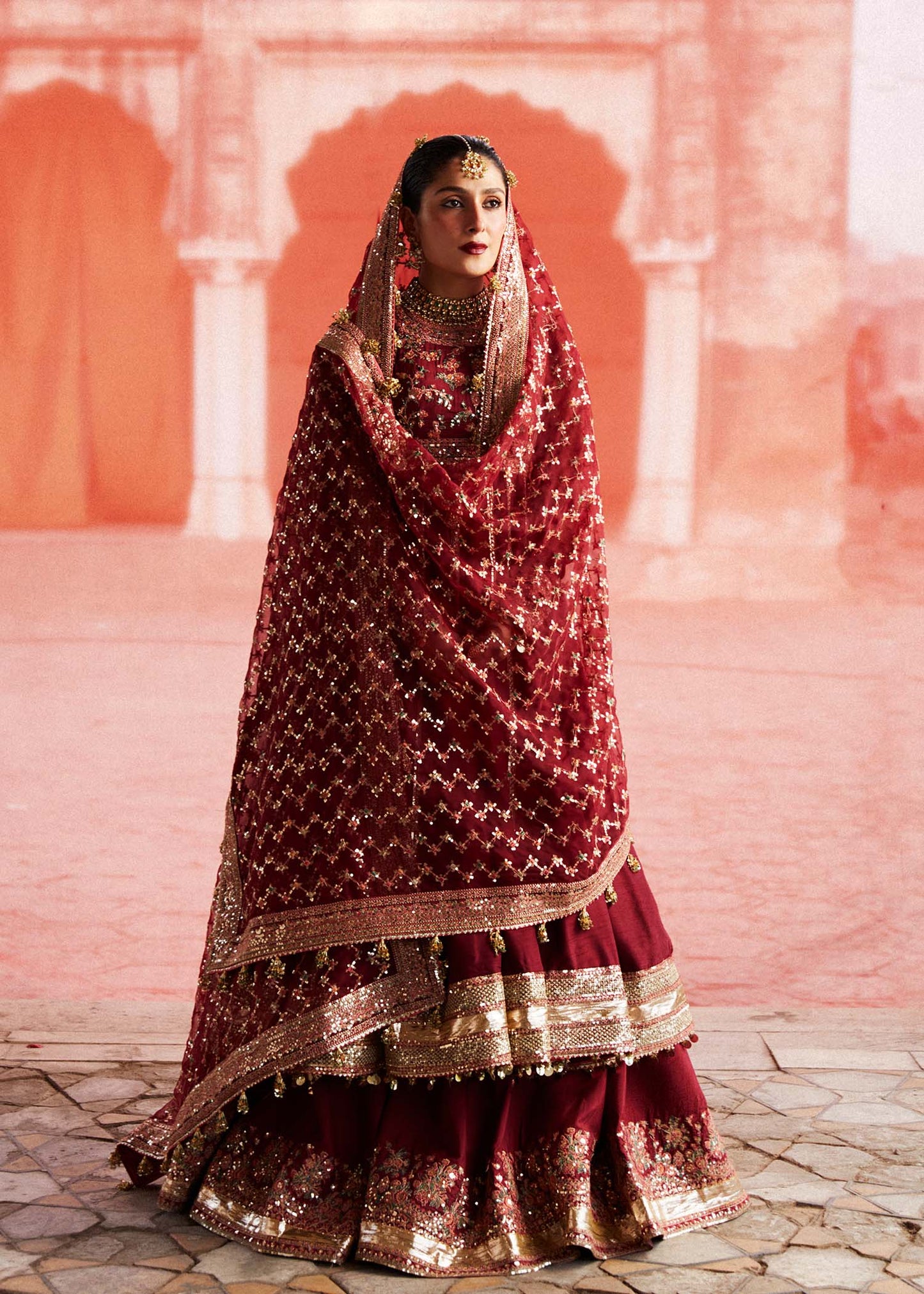 Hussain Rehar | Luxury Festive FW/24 | Kalak - Wedding Dress - Maria Faisal