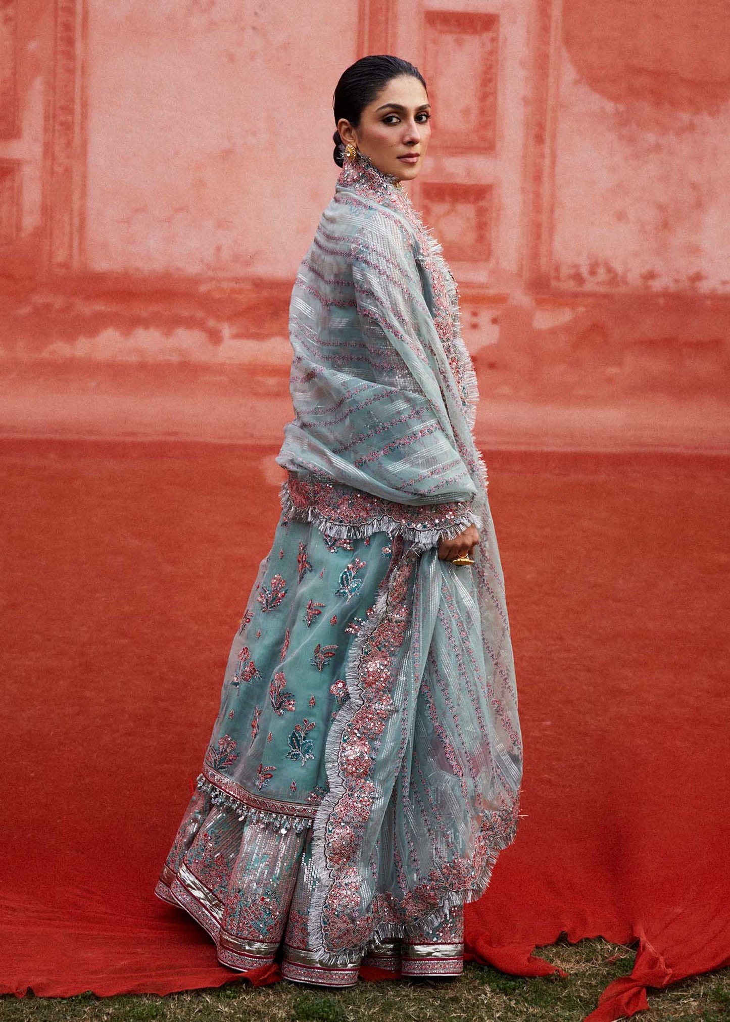 Hussain Rehar | Luxury Festive FW/24 | Saleen - Wedding Dress - Maria Faisal