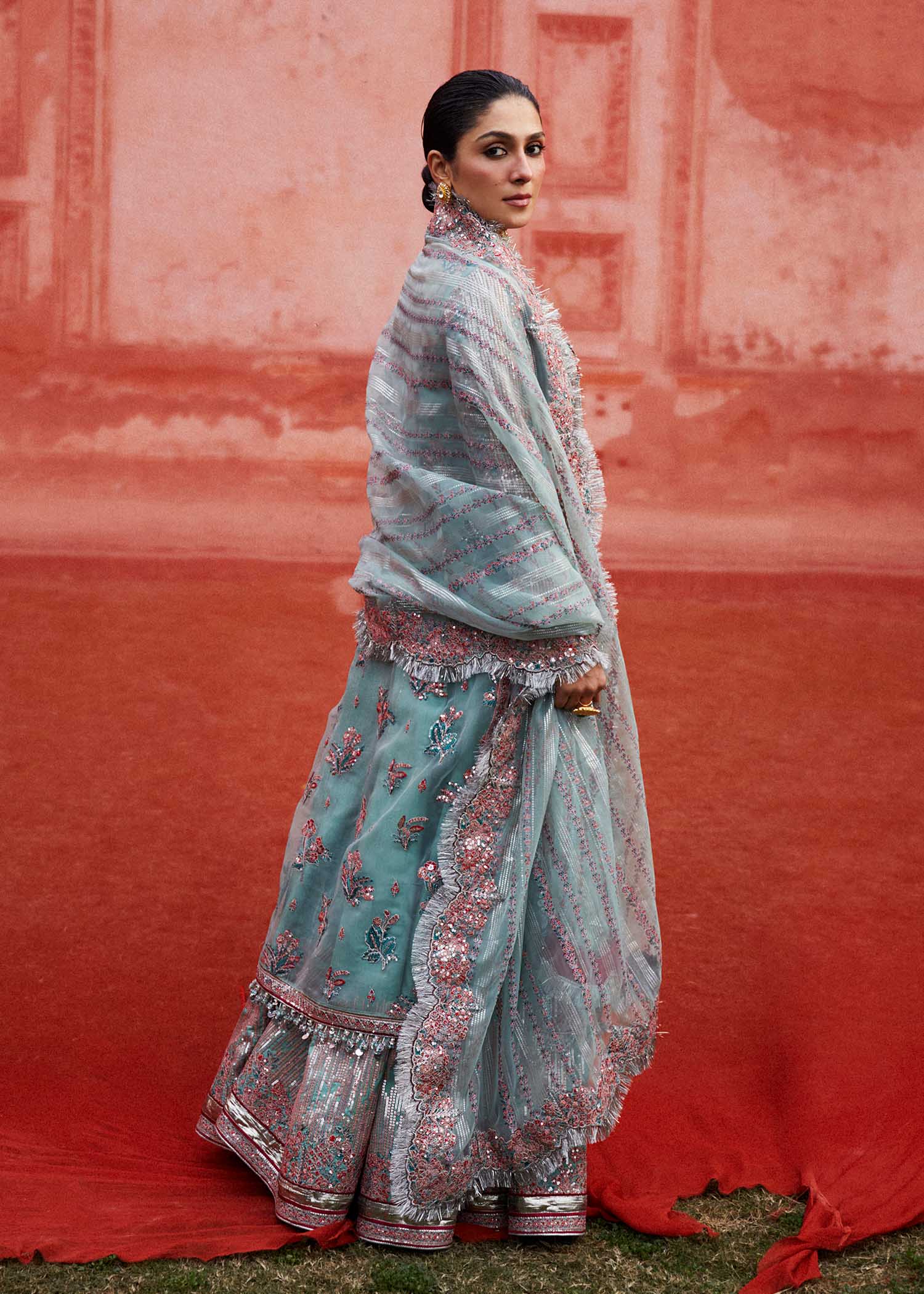 Hussain Rehar | Luxury Festive FW/24 | Saleen - Wedding Dress - Maria Faisal