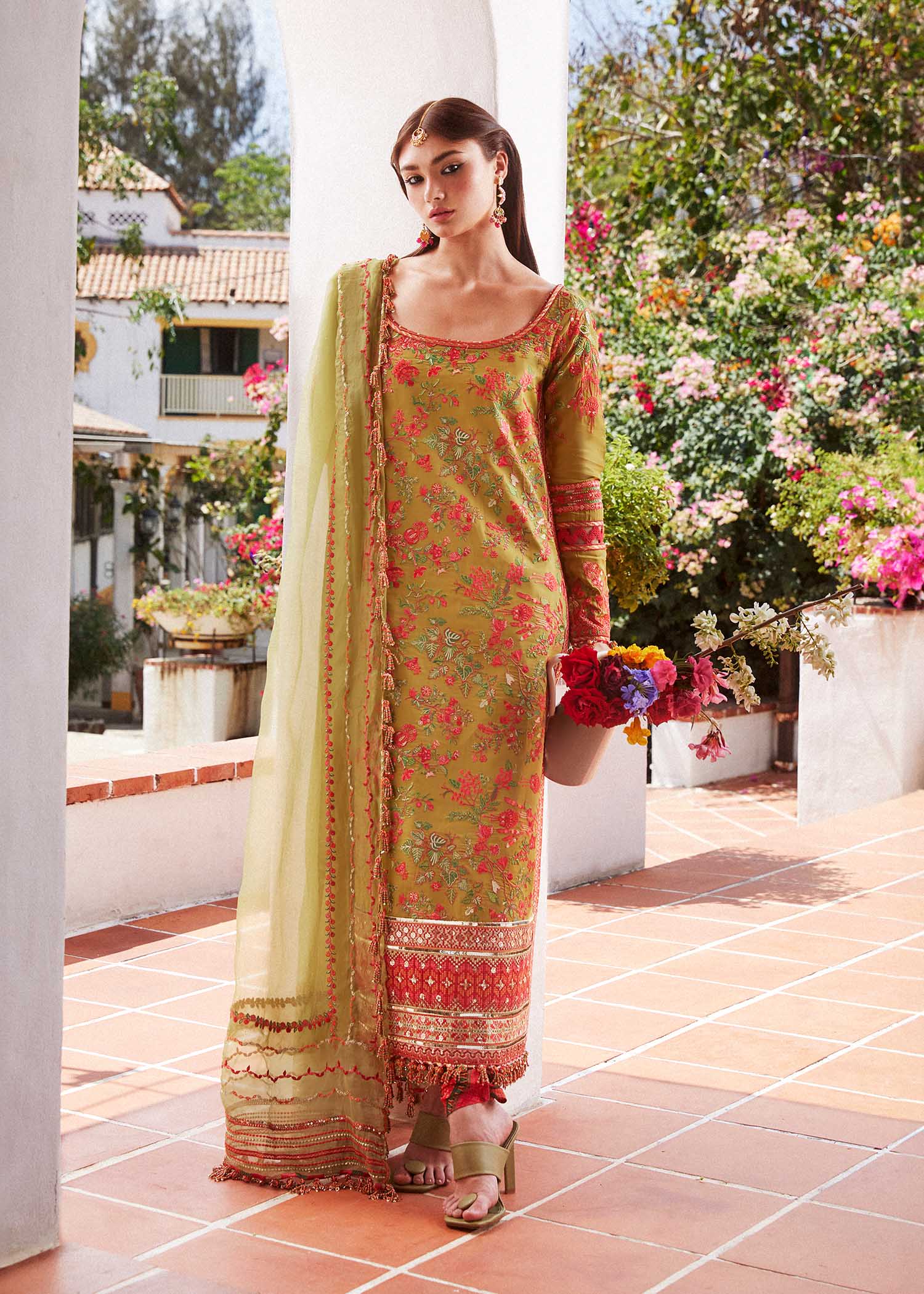 Hussain Rehar | Eid Luxury Lawn SS/24 | Sorbet - Waniyas