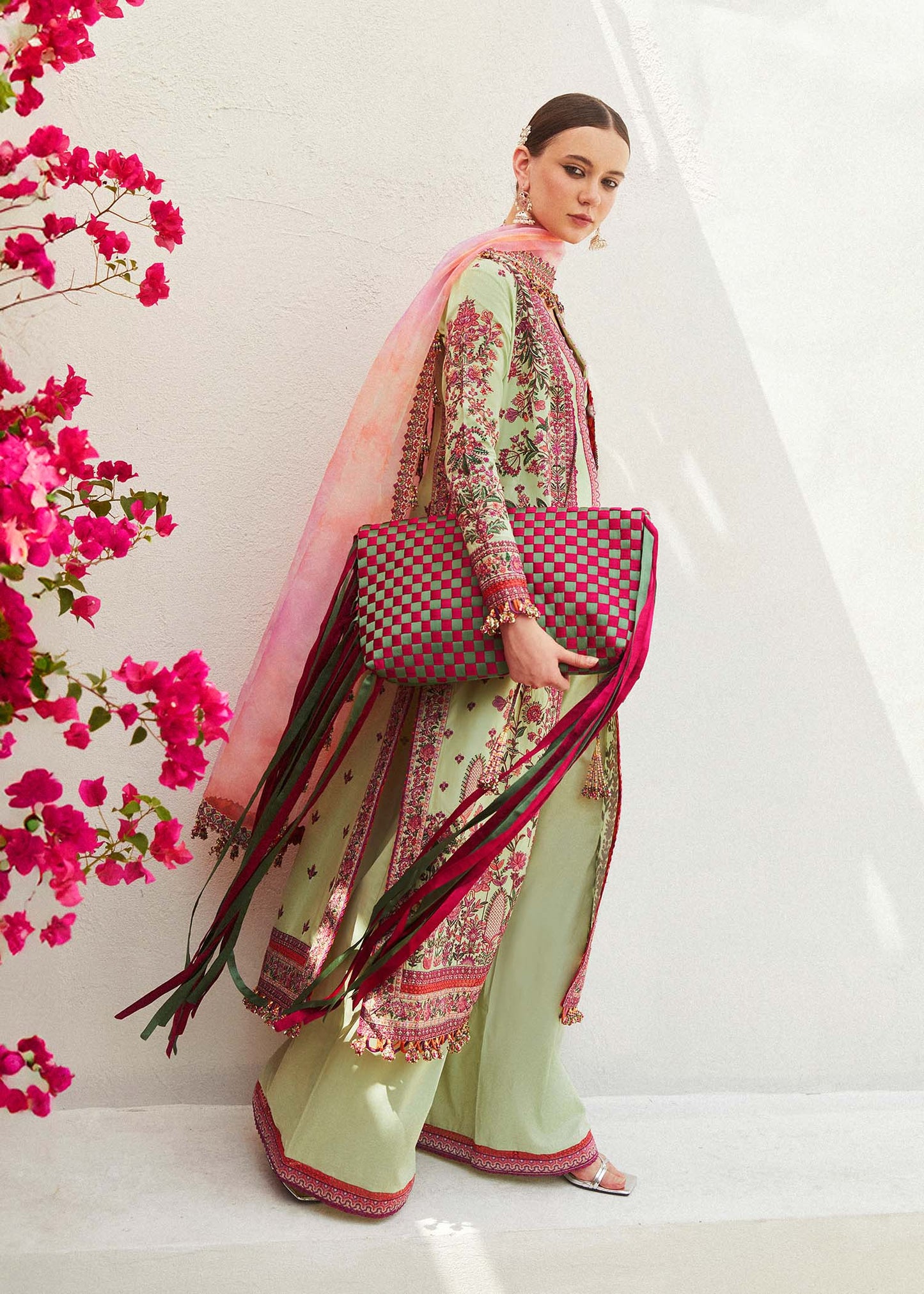 Hussain Rehar | Eid Luxury Lawn SS/24 | Eira - Waniyas