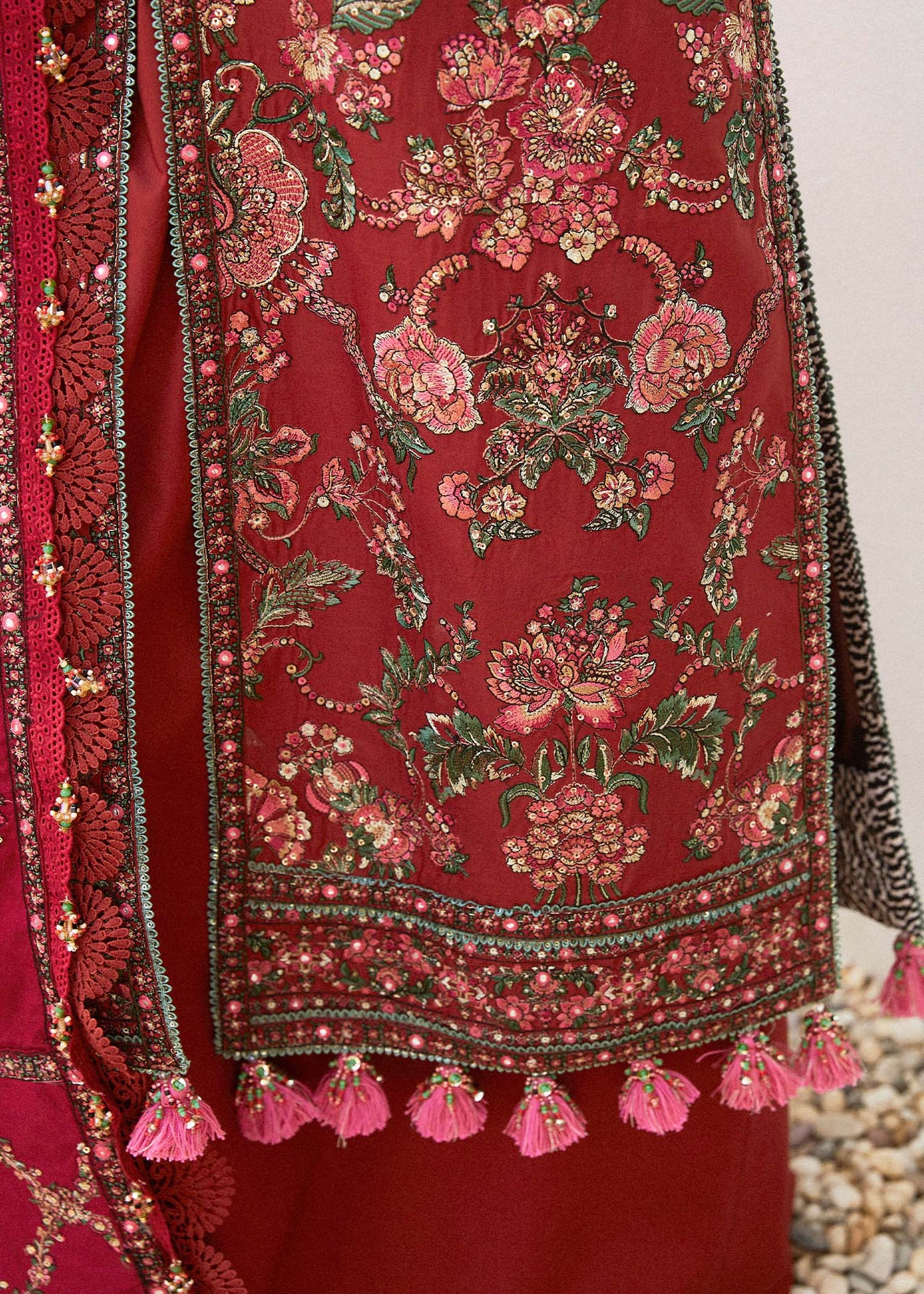 Hussain Rehar | Eid Luxury Lawn SS/24 | Ruhi - Waniyas