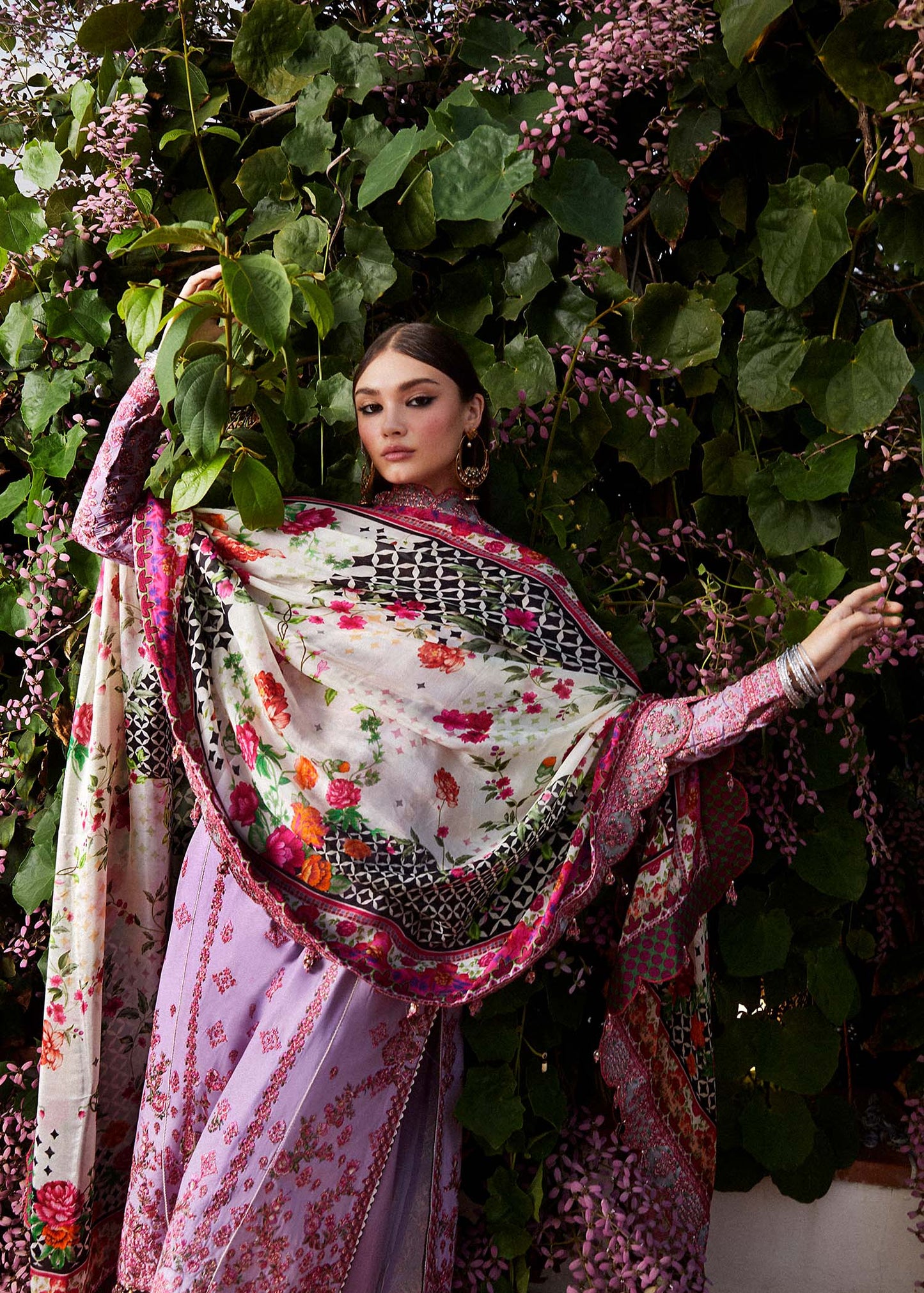 Hussain Rehar | Eid Luxury Lawn SS/24 | Ayzel - Waniyas