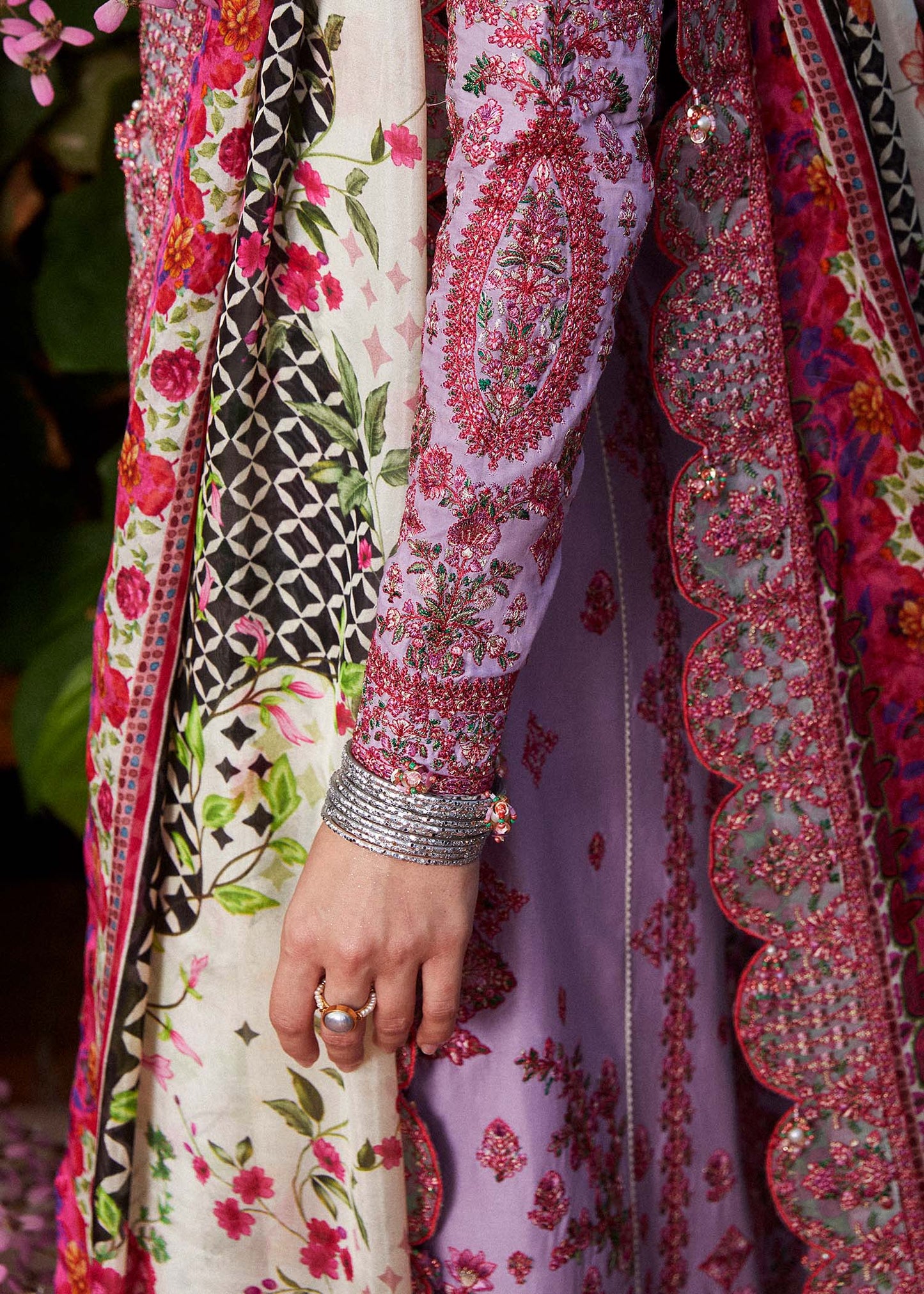 Hussain Rehar | Eid Luxury Lawn SS/24 | Ayzel - Waniyas
