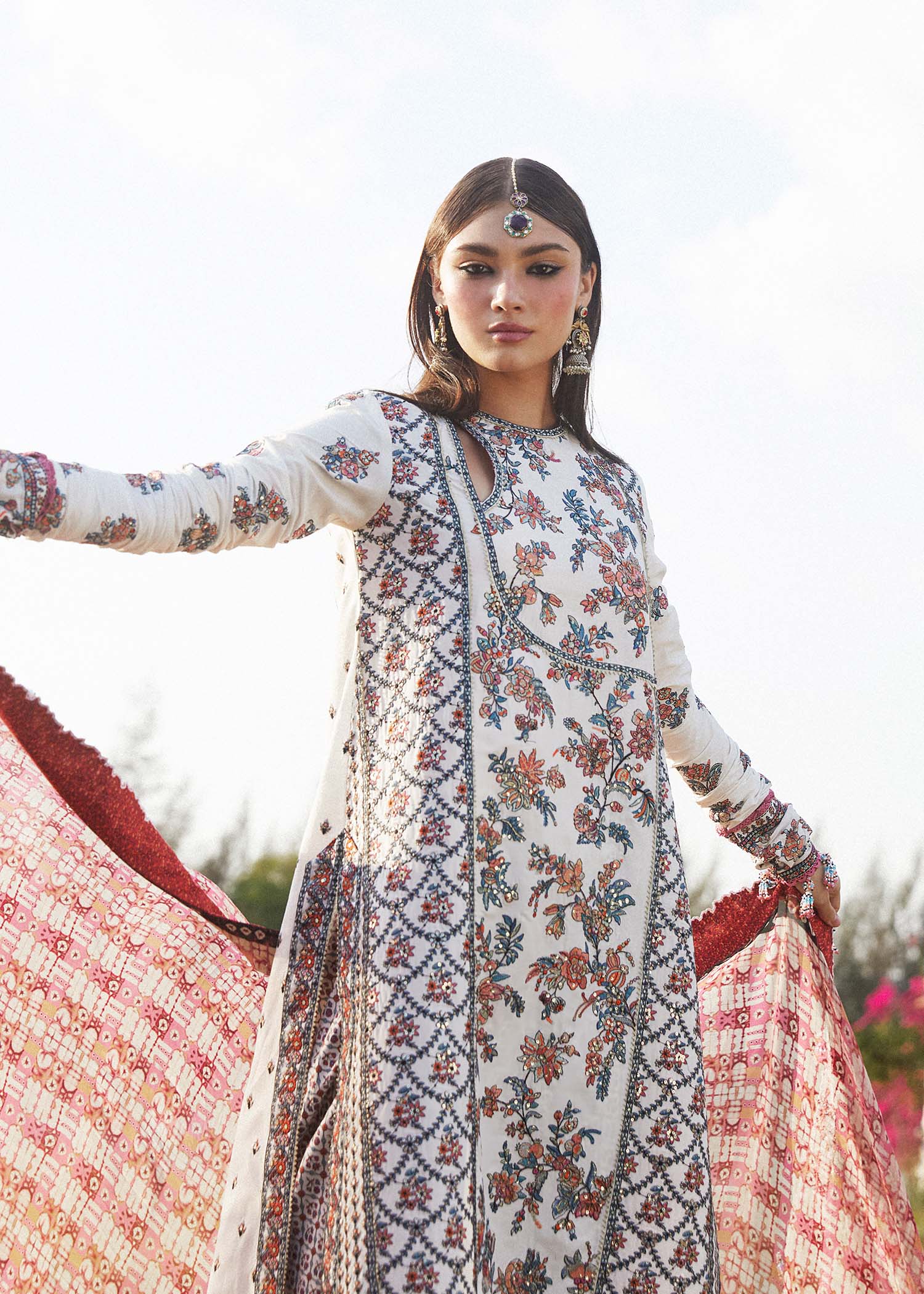 Hussain Rehar | Eid Luxury Lawn SS/24 | Elara - Waniyas