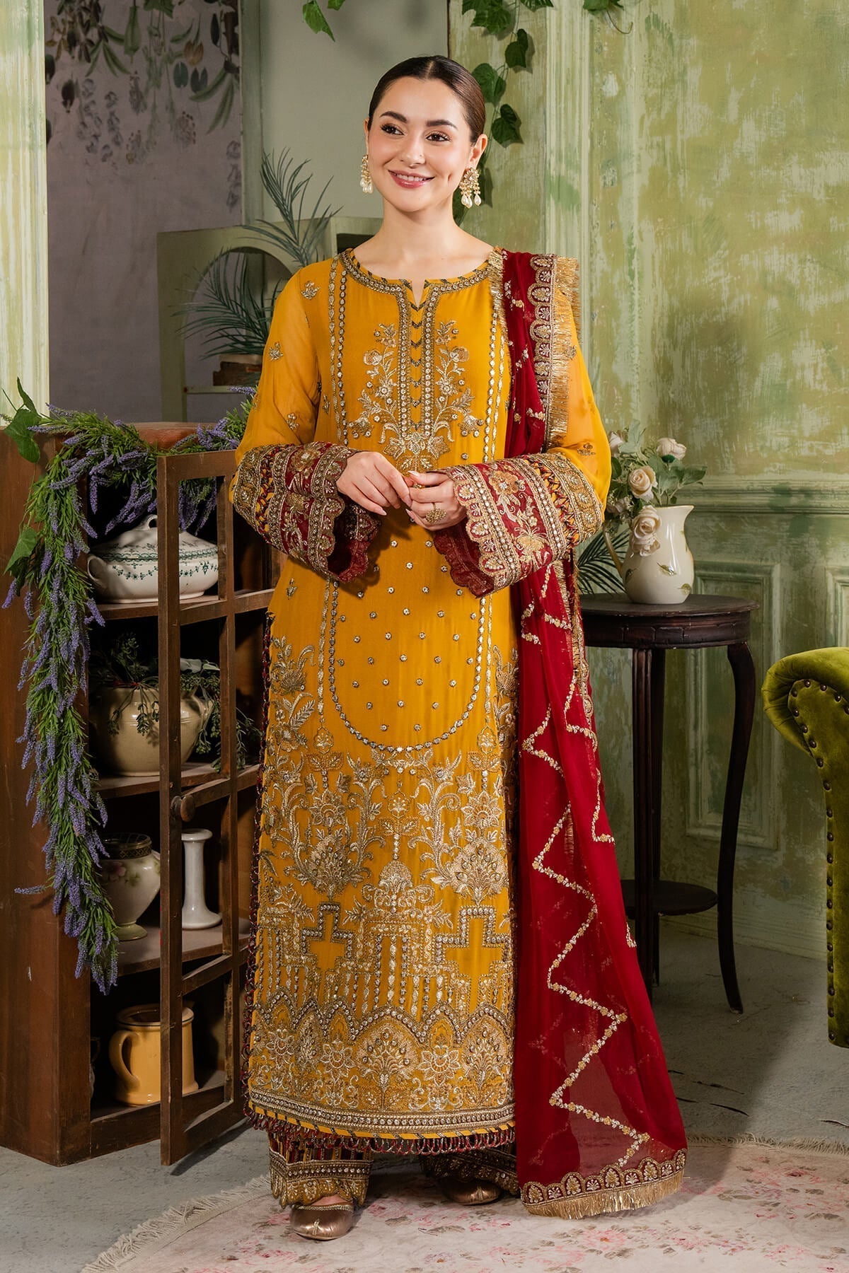 Imrozia Premium | Naina Chiffon | I-196 Naaz - Ladies Clothes - Maria Faisal