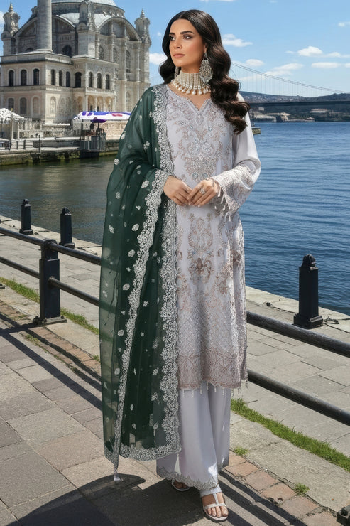 Imrozia Premium | Mehr e Mah | I-240 Selin - Formal Dress - available at Maria Faisal in UK and USA.