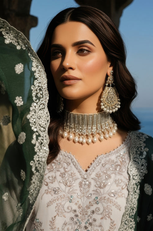 Imrozia Premium | Mehr e Mah | I-240 Selin - Formal Dress - available at Maria Faisal in UK and USA.