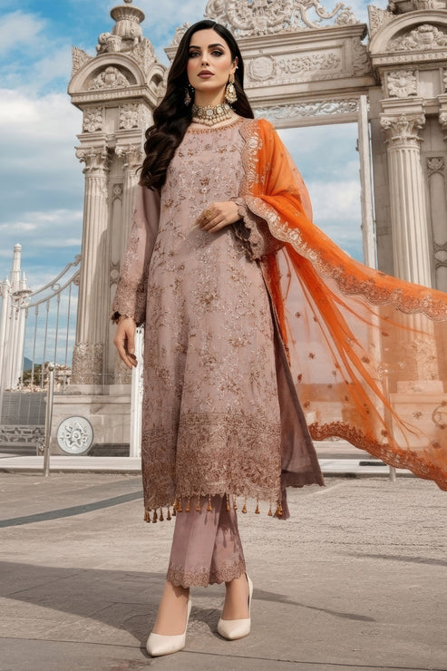 Imrozia Premium | Mehr e Mah | I-241 Ruveyda - Formal Dress - available at Maria Faisal in UK and USA.