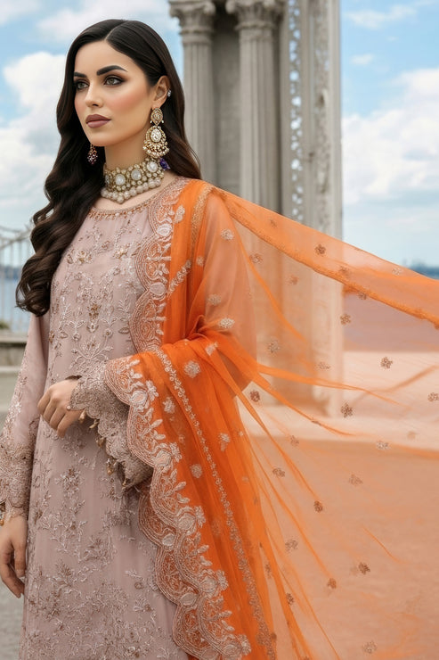 Imrozia Premium | Mehr e Mah | I-241 Ruveyda - Formal Dress - available at Maria Faisal in UK and USA.
