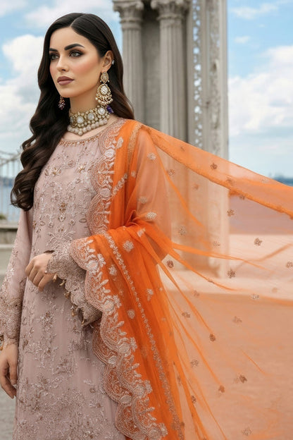 Imrozia Premium | Mehr e Mah | I-241 Ruveyda - Formal Dress - available at Maria Faisal in UK and USA.