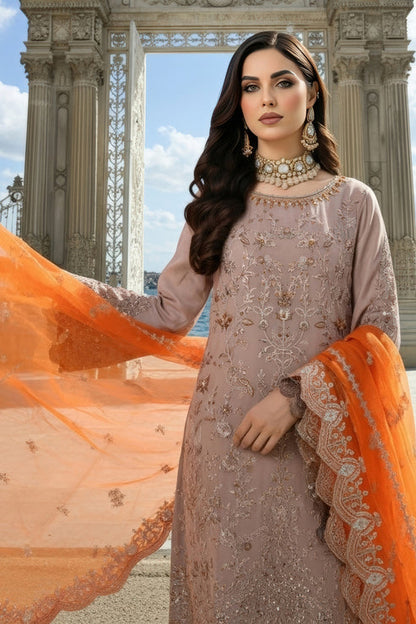 Imrozia Premium | Mehr e Mah | I-241 Ruveyda - Formal Dress - available at Maria Faisal in UK and USA.