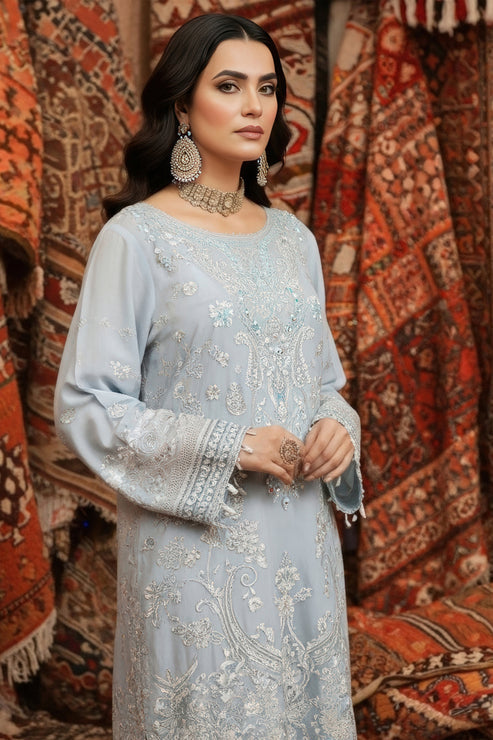 Imrozia Premium | Mehr e Mah | I-243 Elif-e-Noor - Formal Dress - available at Maria Faisal in UK and USA.