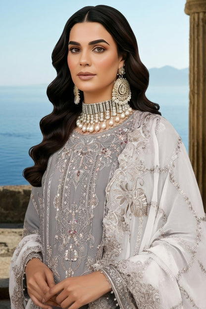 Imrozia Premium | Mehr e Mah | I-246 Lalezar - Formal Dress - available at Maria Faisal in UK and USA.