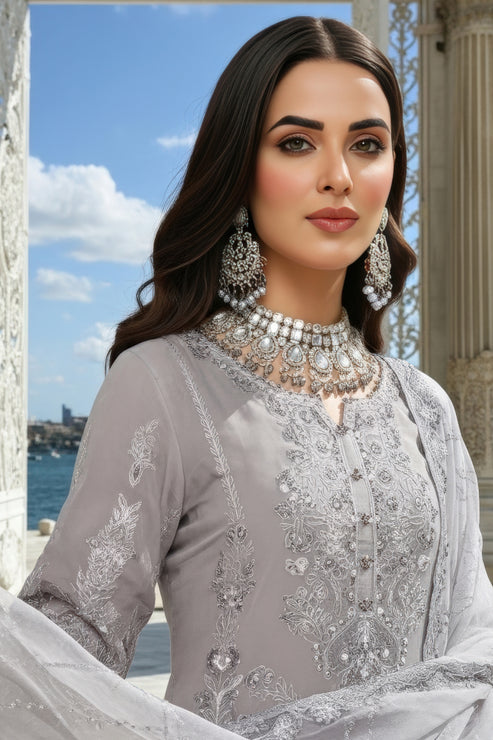 Imrozia Premium | Mehr e Mah | I-248 Feray - Formal Dress - available at Maria Faisal in UK and USA.