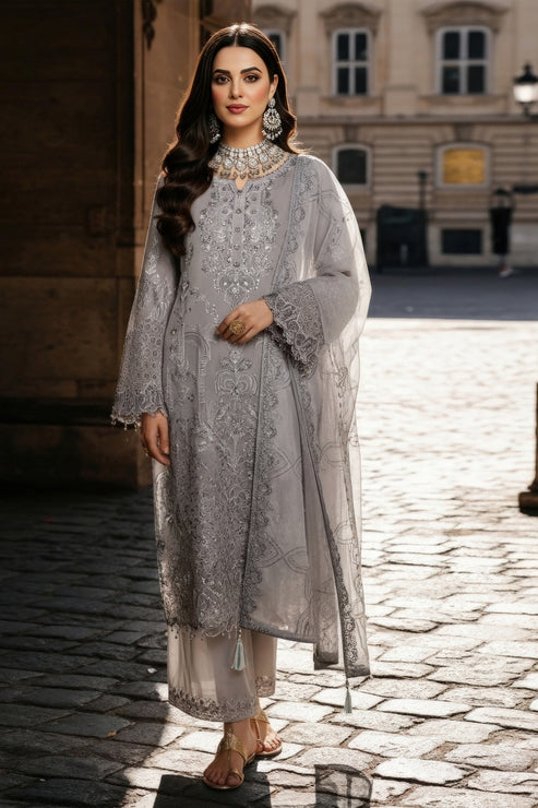 Imrozia Premium | Mehr e Mah | I-248 Feray - Formal Dress - available at Maria Faisal in UK and USA.