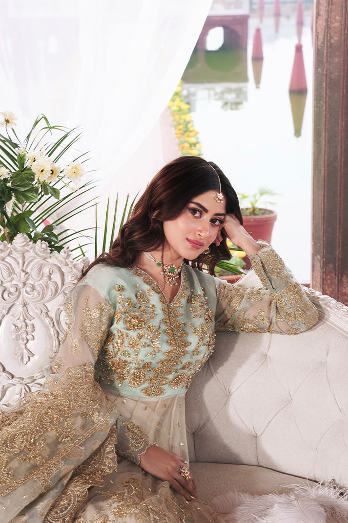 Imrozia Premium | Sajal Bridals | I-258 Afsanay - Bridal Dress - available at Maria Faisal in UK and USA.