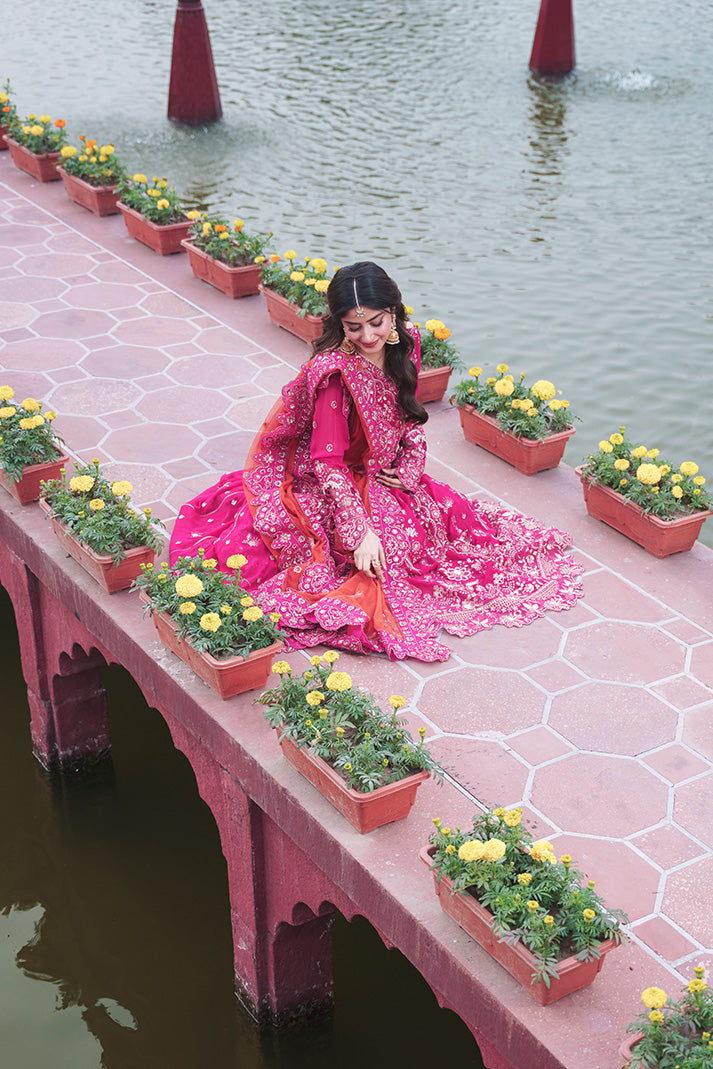 Imrozia Premium | Sajal Bridals | I-259 Rang-e-Husn - Bridal Dress - available at Maria Faisal in UK and USA.