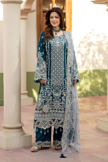 Imrozia Premium | Baad e Saba | I-267 Zarqash - Formal Dress - available at Maria Faisal in UK and USA.