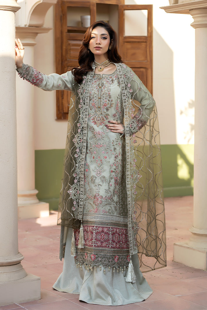 Imrozia Premium | Baad e Saba | I-268 Narmeen - Formal Dress - available at Maria Faisal in UK and USA.