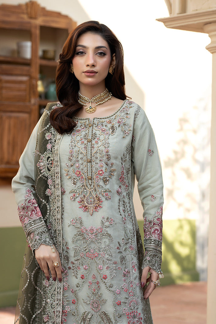 Imrozia Premium | Baad e Saba | I-268 Narmeen - Formal Dress - available at Maria Faisal in UK and USA.
