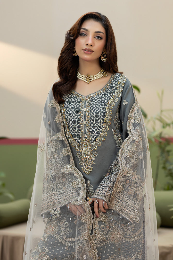 Imrozia Premium | Baad e Saba | I-269 Sukoon - Formal Dress - available at Maria Faisal in UK and USA.