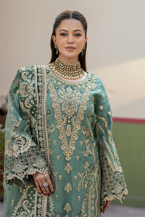 Imrozia Premium | Baad e Saba | I-271 Rimal - Formal Dress - available at Maria Faisal in UK and USA.