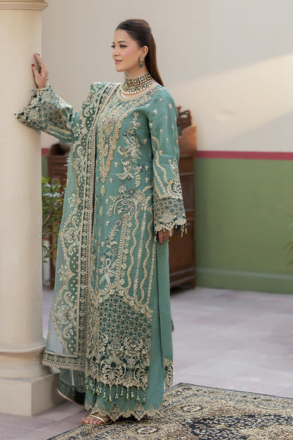 Imrozia Premium | Baad e Saba | I-271 Rimal - Formal Dress - available at Maria Faisal in UK and USA.