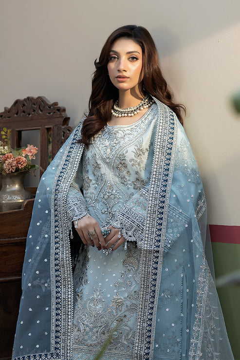 Imrozia Premium | Baad e Saba | I-272 Aylaan - Formal Dress - available at Maria Faisal in UK and USA.