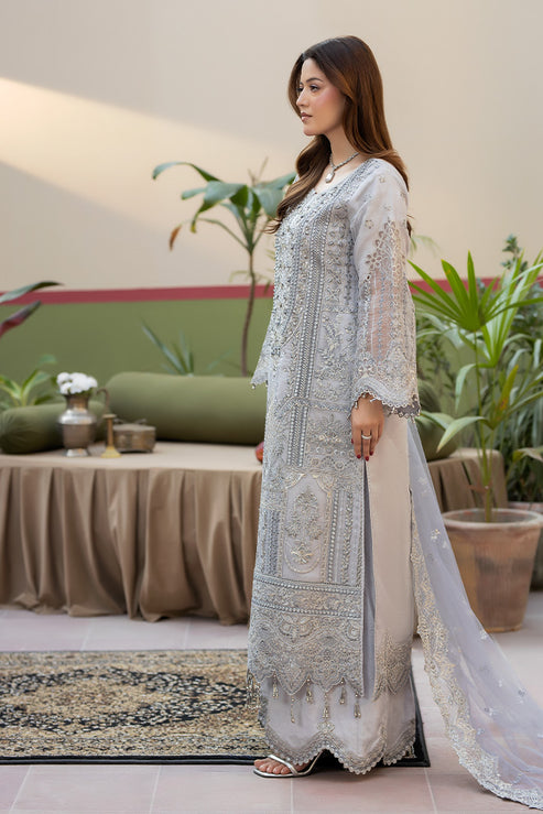 Imrozia Premium | Baad e Saba | I-275 Safiyaan - Formal Dress - available at Maria Faisal in UK and USA.
