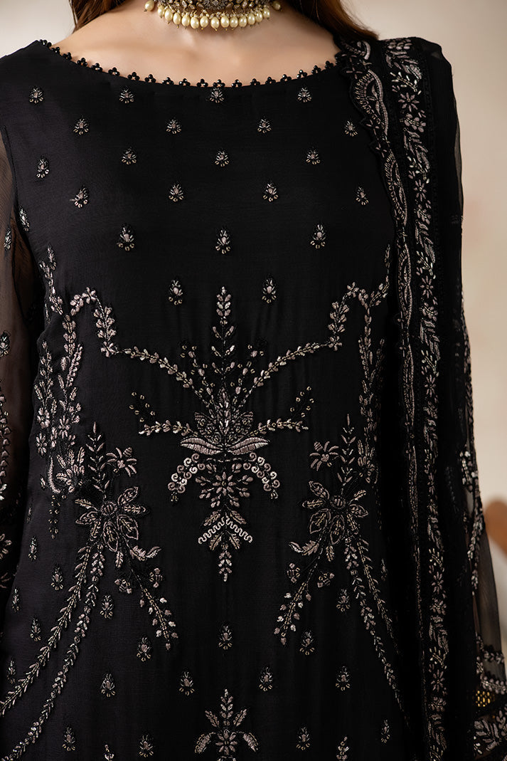 Imrozia Premium | La Fiora Collection | I-276 Ebene - Formal Dress - available at Maria Faisal in UK and USA.