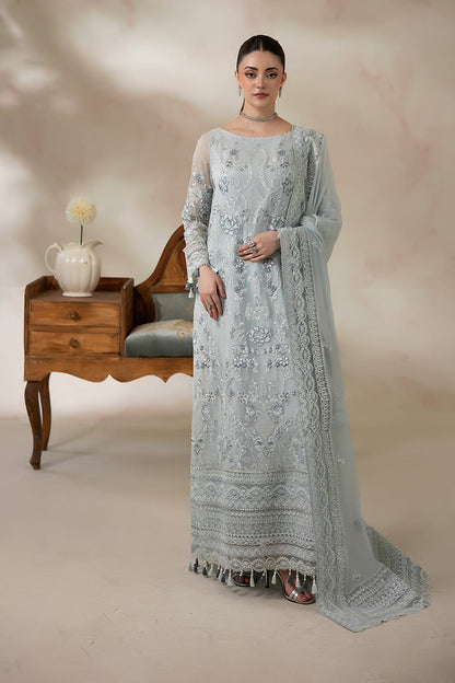 Imrozia Premium | La Fiora Collection | I-278 Azzura - Formal Dress - available at Maria Faisal in UK and USA.