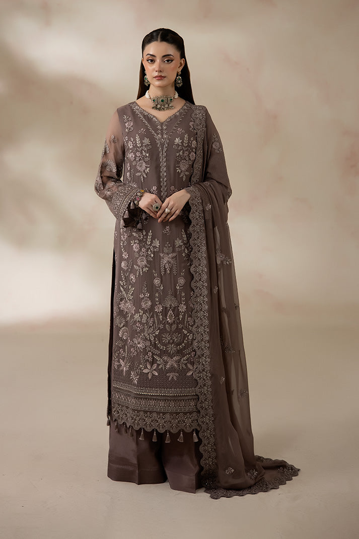 Imrozia Premium | La Fiora Collection | I-280 Oliveira - Formal Dress - available at Maria Faisal in UK and USA.