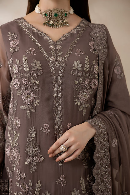 Imrozia Premium | La Fiora Collection | I-280 Oliveira - Formal Dress - available at Maria Faisal in UK and USA.
