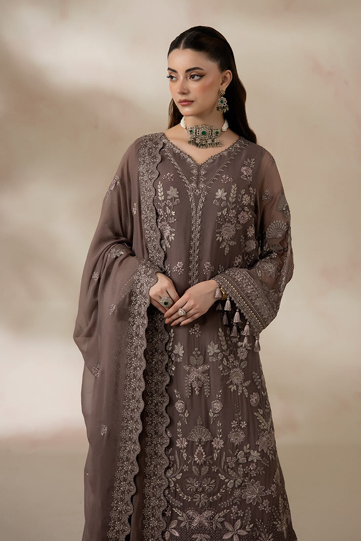 Imrozia Premium | La Fiora Collection | I-280 Oliveira - Formal Dress - available at Maria Faisal in UK and USA.