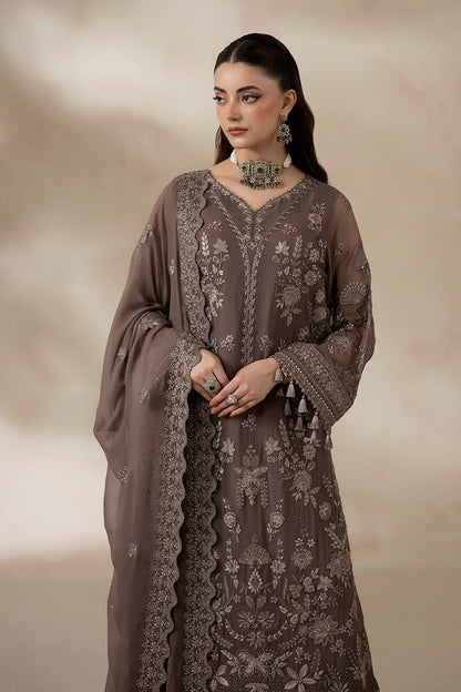 Imrozia Premium | La Fiora Collection | I-280 Oliveira - Formal Dress - available at Maria Faisal in UK and USA.