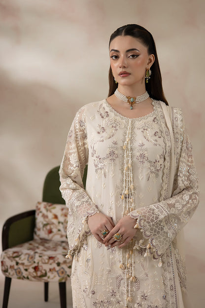 Imrozia Premium | La Fiora Collection | I-281 Ivella - Formal Dress - available at Maria Faisal in UK and USA.