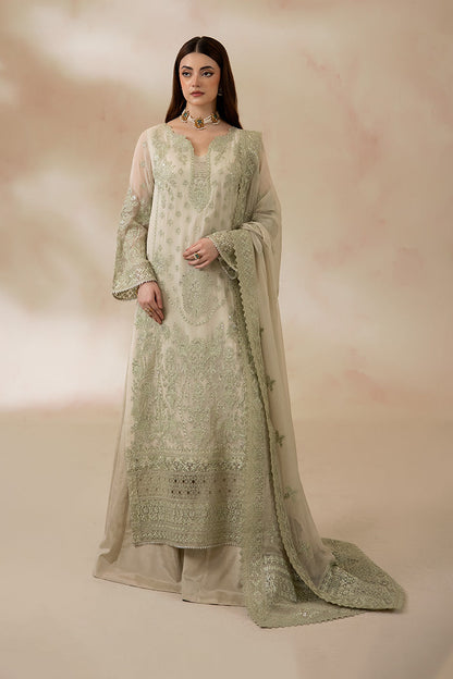 Imrozia Premium | La Fiora Collection | I-283 Verdelle - Formal Dress - available at Maria Faisal in UK and USA.