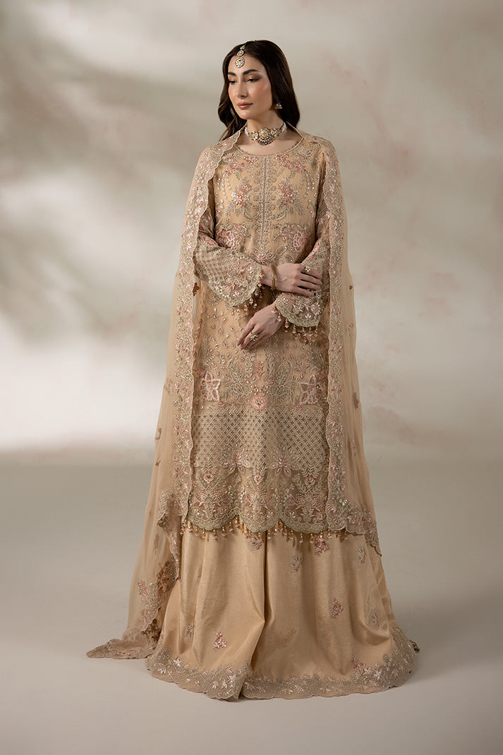 Imrozia Premium | La Fiora Collection | I-285 Chantilly - Formal Dress - available at Maria Faisal in UK and USA.