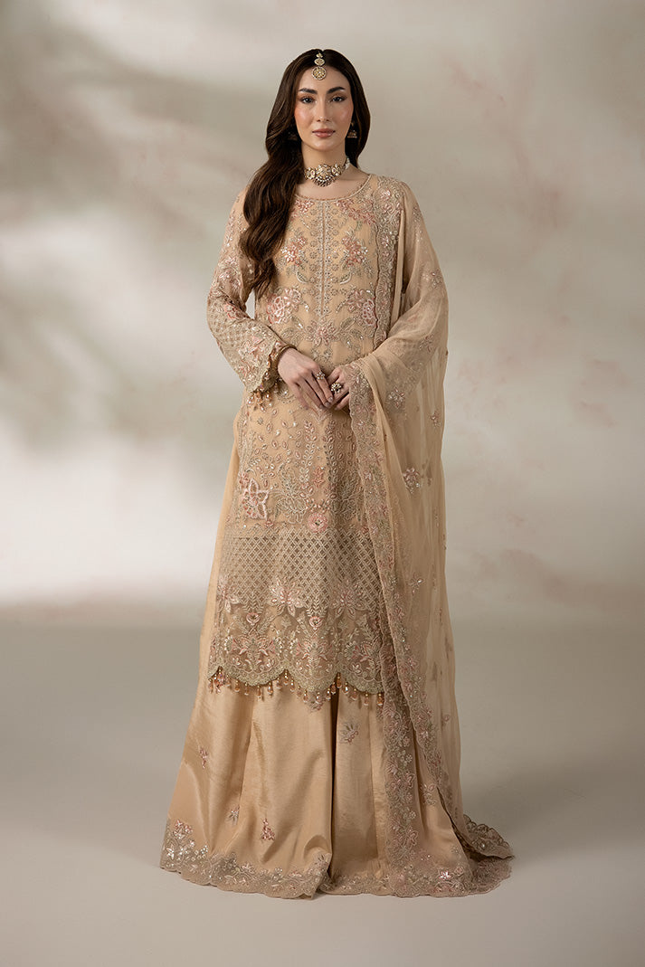Imrozia Premium | La Fiora Collection | I-285 Chantilly - Formal Dress - available at Maria Faisal in UK and USA.