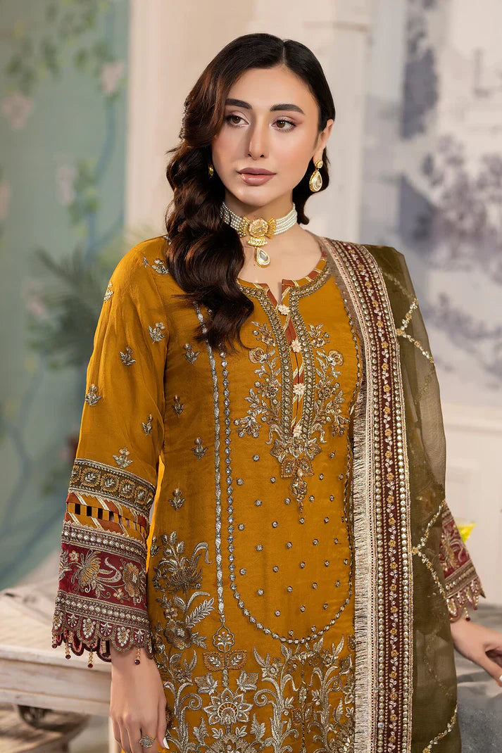 Imrozia Premium | Baad e Saba Pret Luxury Eid Collection | I.P-38 Sargoshiyan - Ladies Clothes - Maria Faisal