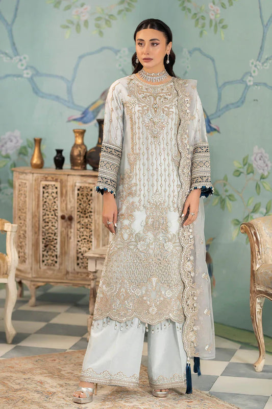Imrozia Premium | Baad e Saba Pret Luxury Eid Collection | I.P-41 Bareeze - Ladies Clothes - Maria Faisal