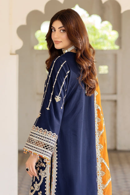 Imrozia Premium | Baad e Saba Formals | IP-51 Noor - Designer Dress with Intricate embroidery and embellishments. Shop elegent wedding dress at Maria Faisal.