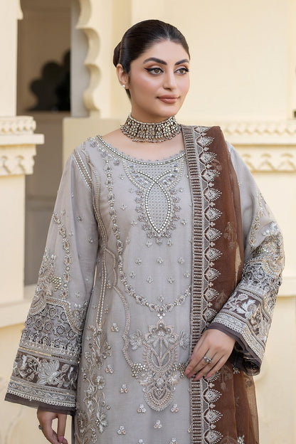 Imrozia Premium | Baad e Saba Formals | IP-52 Gulbahar - Designer Dress with Intricate embroidery and embellishments. Shop elegent wedding dress at Maria Faisal.