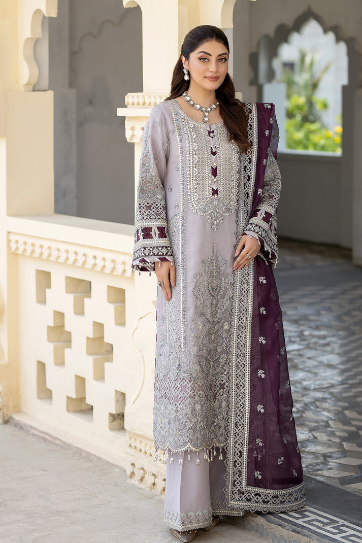 Imrozia Premium | Baad e Saba Formals | IP-55 Ada - Designer Dress with Intricate embroidery and embellishments. Shop elegent wedding dress at Maria Faisal.