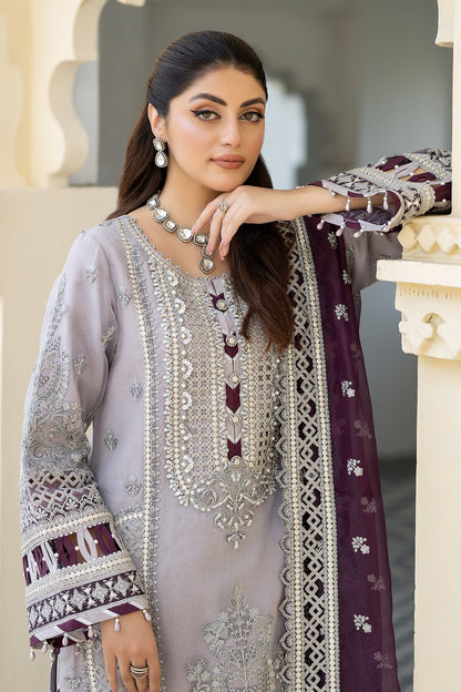 Imrozia Premium | Baad e Saba Formals | IP-55 Ada - Designer Dress with Intricate embroidery and embellishments. Shop elegent wedding dress at Maria Faisal.