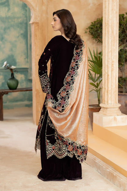 Imrozia Premium | Rukh e Makhmal | Sukhan - Formal Dress - available at Maria Faisal in UK and USA.