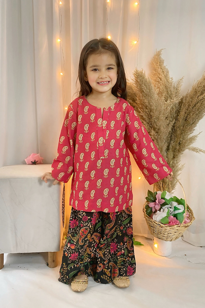 KKG-181 - by Maria Faisal - Registered Vendor of : Kastoor Kids - 100% Original Designer Dress.